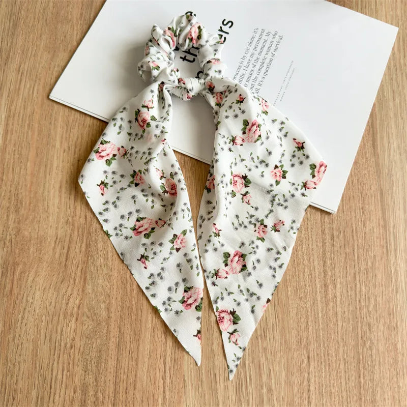 Elegant Sweet Simple Style Women's Flower Cloth Hair Tie