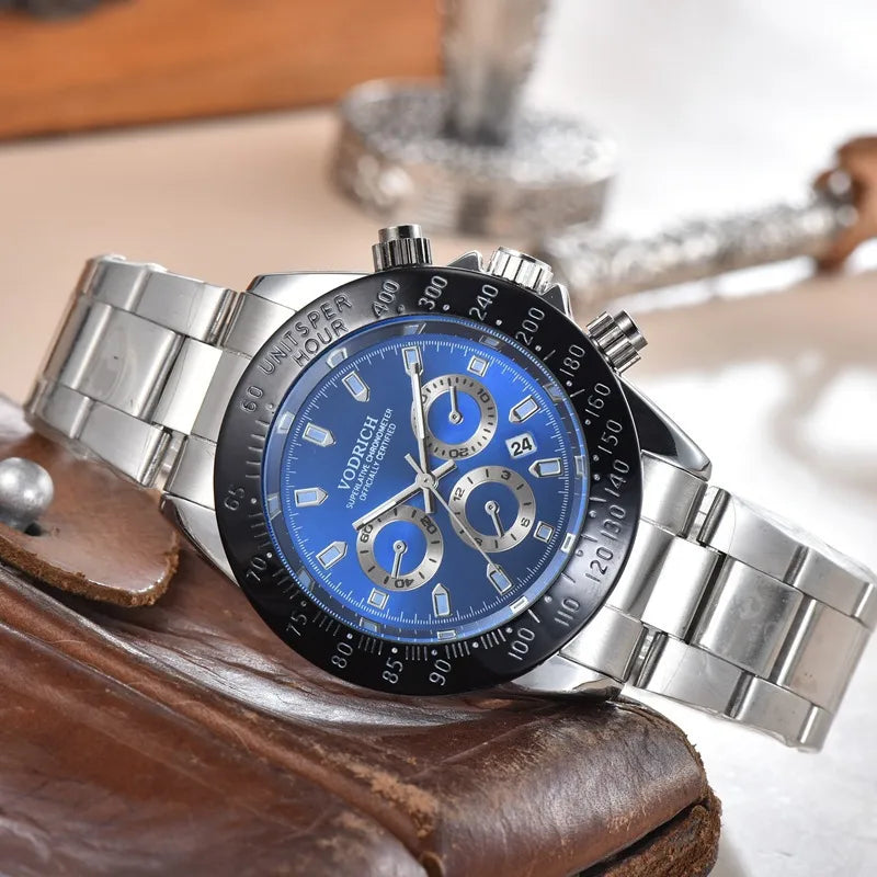 Casual Color Block Solid Color Single Folding Buckle Quartz Women's Watches