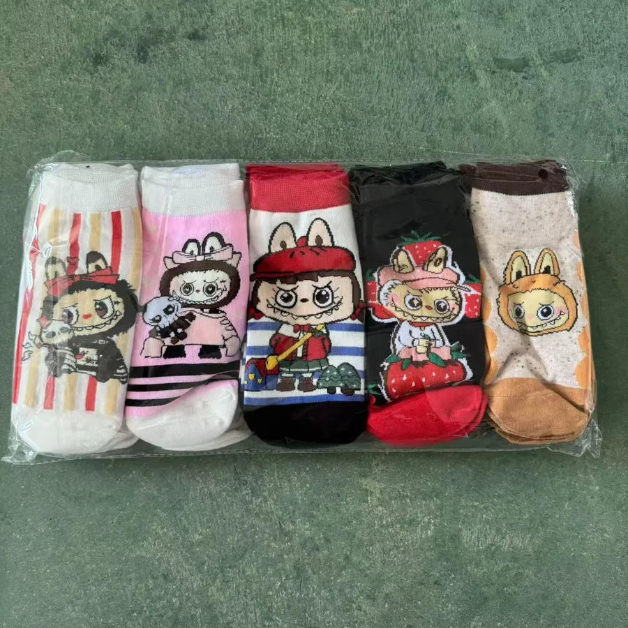 Casual Elegant Women's Dog Cotton Ankle Socks 1 Set