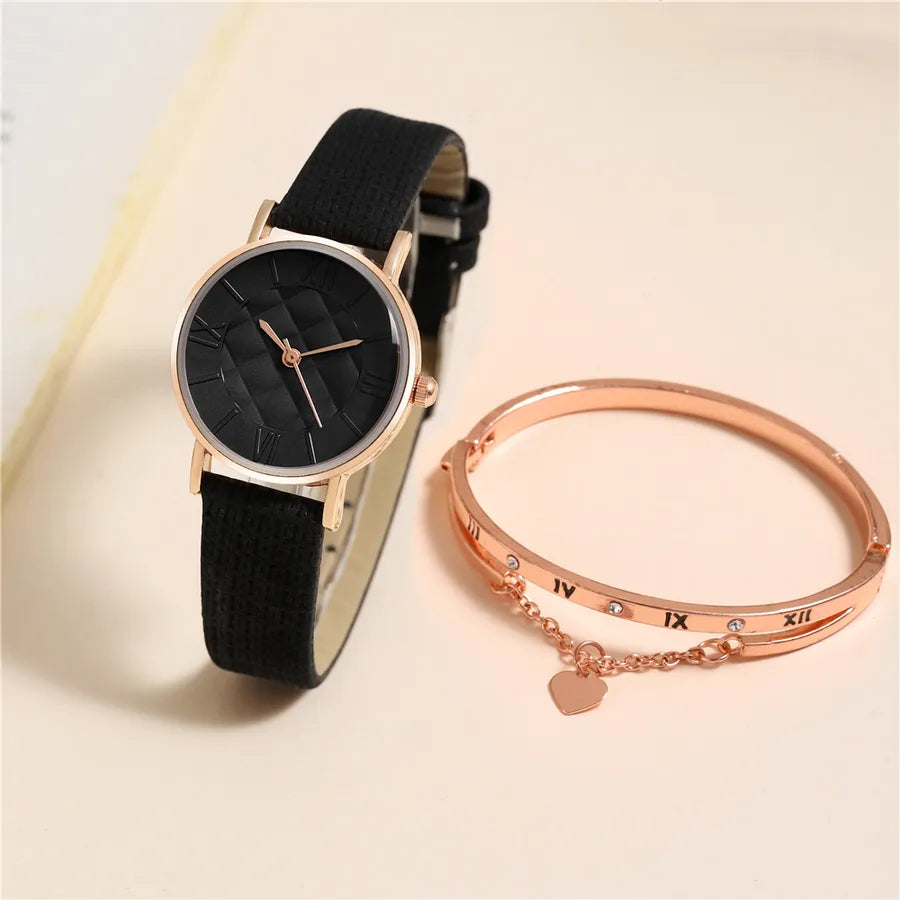 Casual Elegant Heart Shape Buckle Quartz Women's Watches
