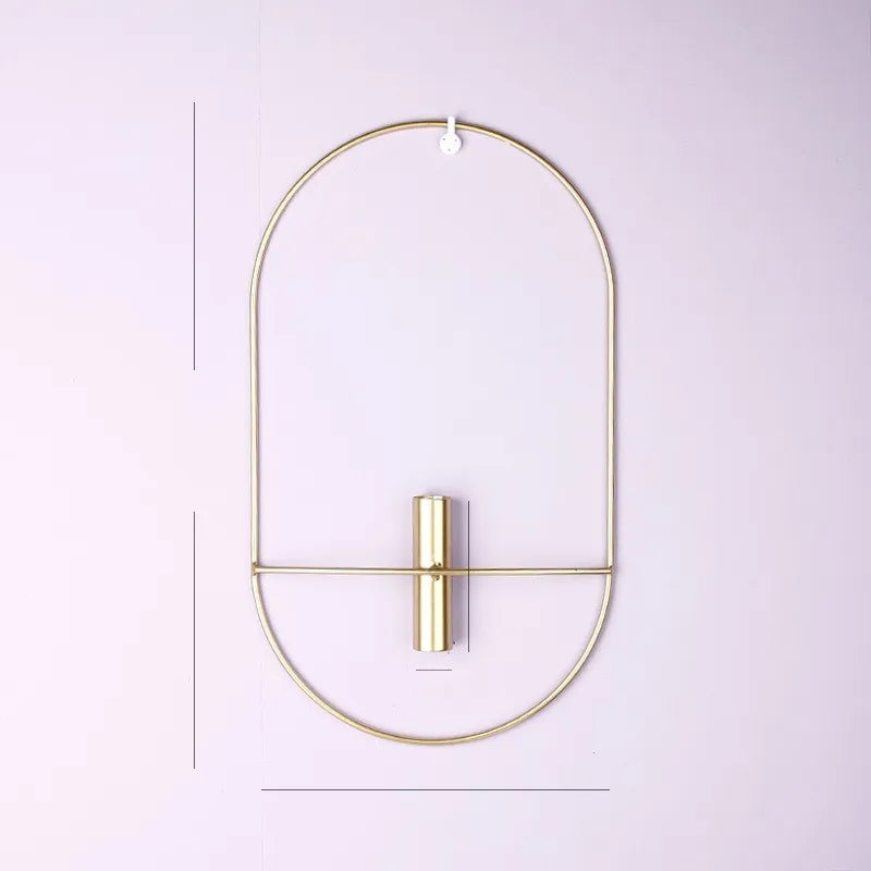 Simple Style Solid Color Iron Wall Art