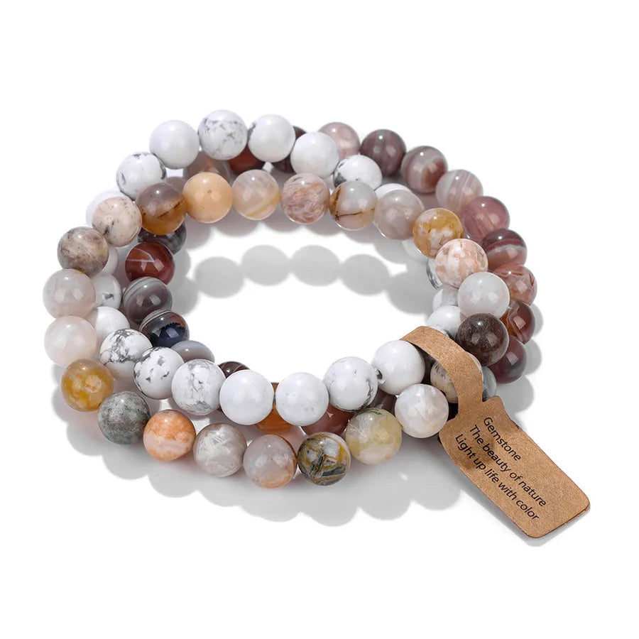 Simple Style Fruit natural stone Crystal Bracelets In Bulk