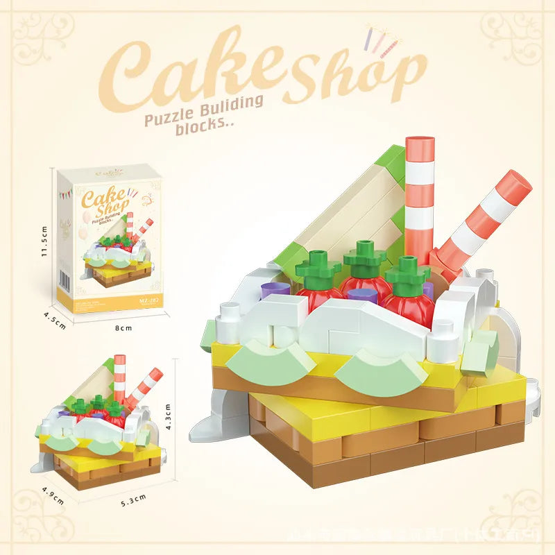 Children Unisex Cake Plastic Building Toys