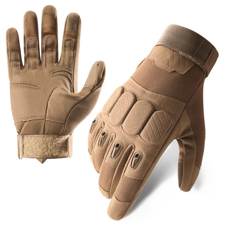 Tactical Gloves Men's Z192 Soft Shell Protective Pad Long Finger Touch Screen Fighting Non-slip Outdoor Military Fan Riding Gloves Men