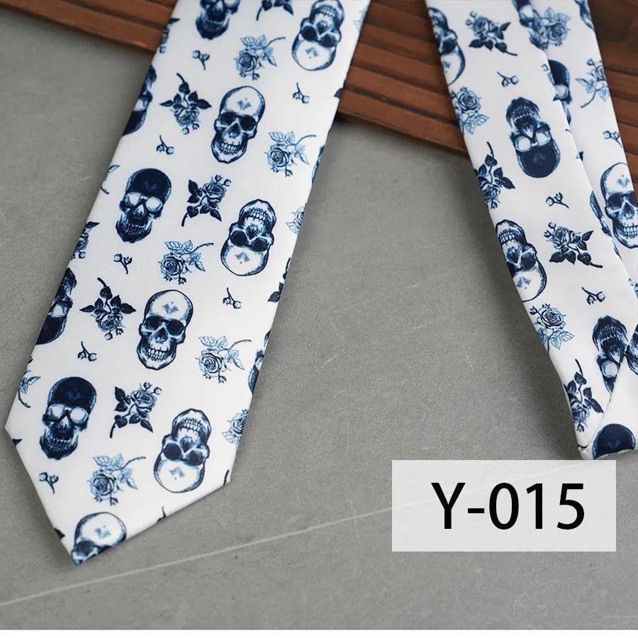 Casual Geometric Plant Arrow Polyester Yarn Men's Tie