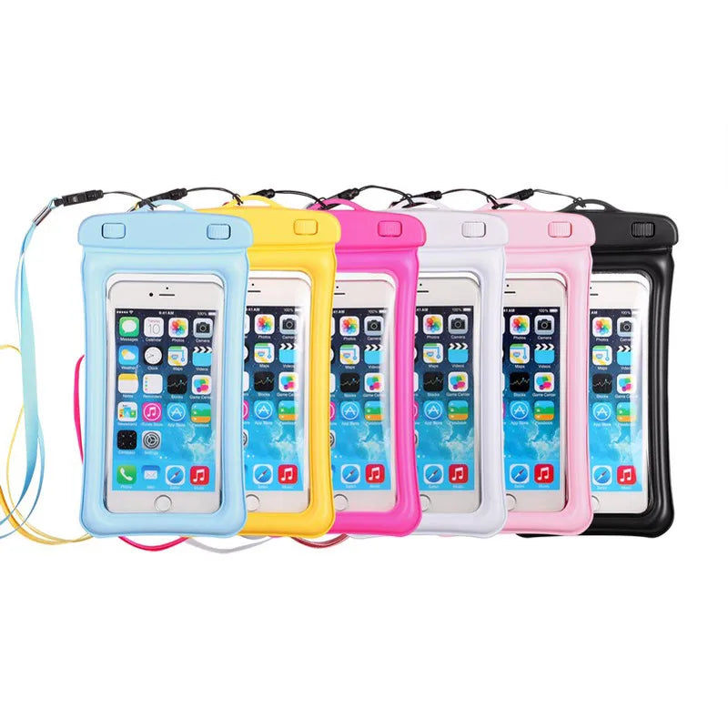 Casual Solid Color PVC Waterproof Bag Swimming Accessories