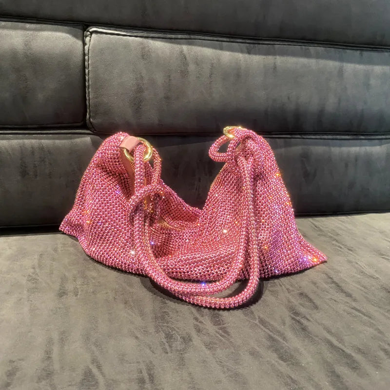 women's small polyester solid color classic style square zipper underarm bag