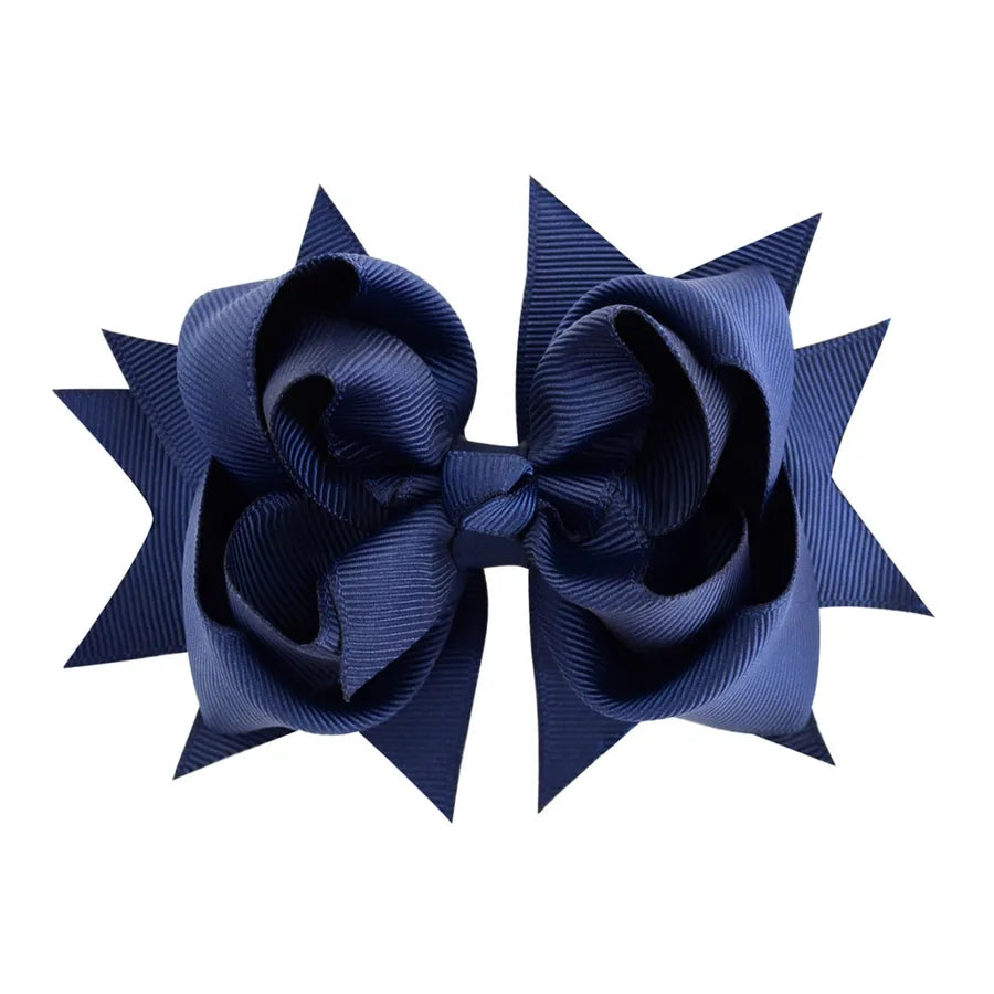 new simple flower fishtail bow hairpin set