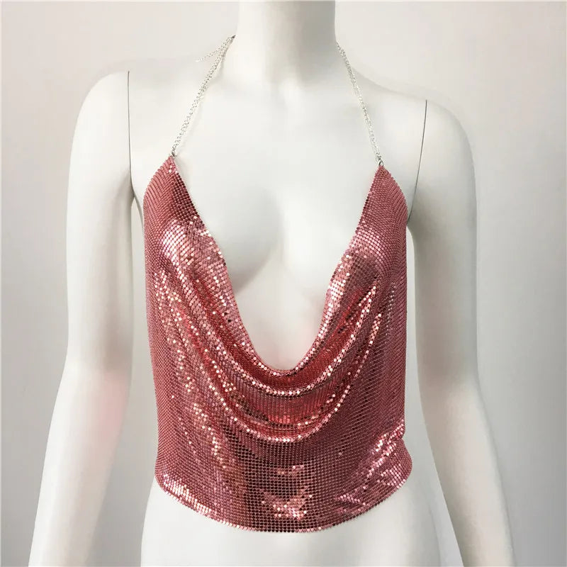 women's eyelet top tank tops sequins vacation sexy solid color