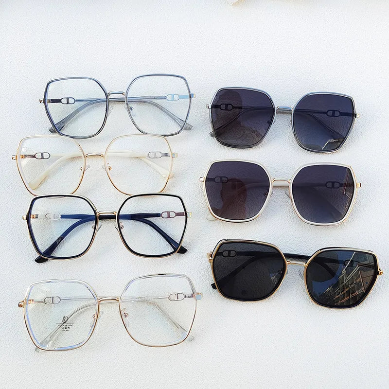 ig style solid color pc resin square full frame men's sunglasses