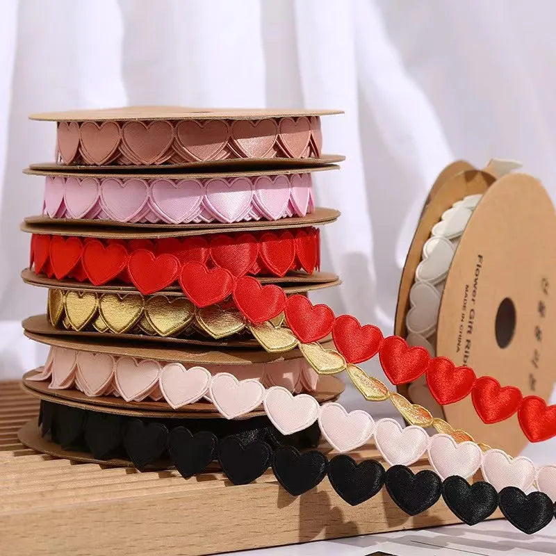 Valentine'S Day Casual Elegant Simple Style Heart Shape Polyester Holiday Banquet Birthday Party Supplies Gift Wrapping Supplies 1 Roll