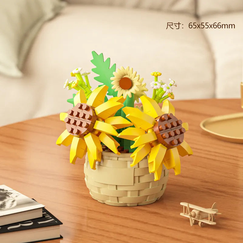 Kids(7-16Years) Children Unisex Flower ABS Building Toys Learning & Education Toys