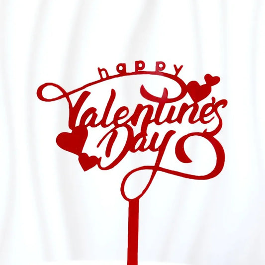Valentine'S Day Casual Elegant Lady Letter Plastic Holiday Banquet Selfie Cake Decorating Supplies Party Supplies Cake Decorating Supplies 1 Piece