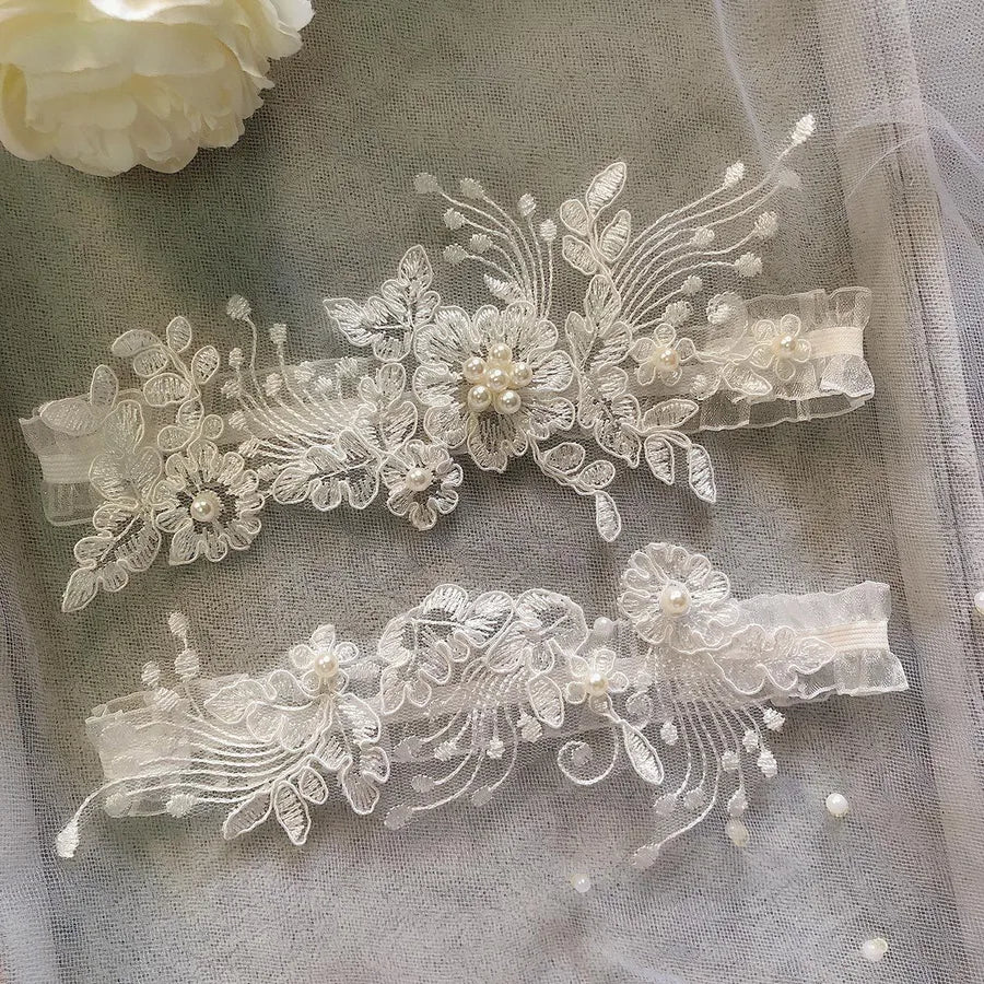 Bridal Solid Color Wedding Garter