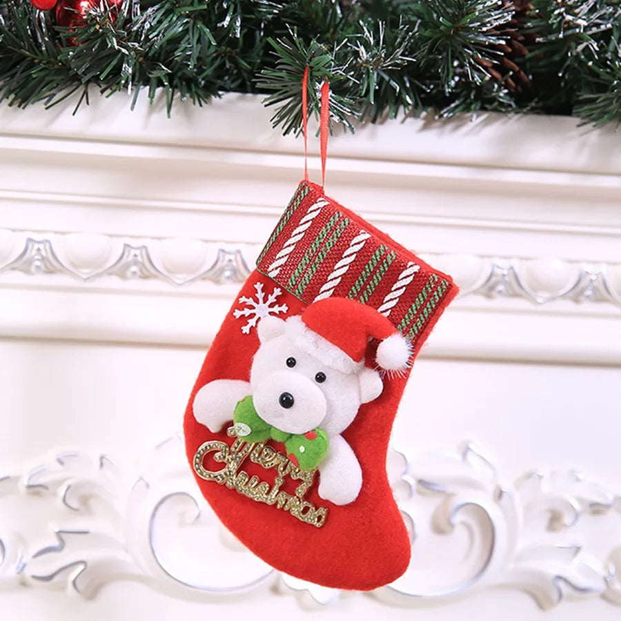 christmas cute santa claus snowman cloth party christmas socks