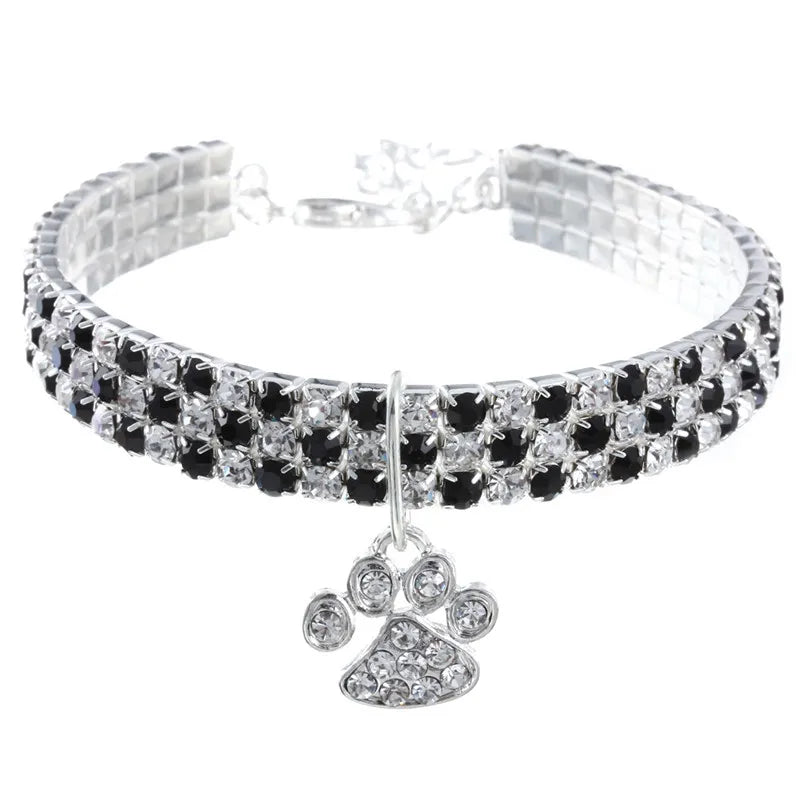 simple style classic style alloy plaid diamond pet collar