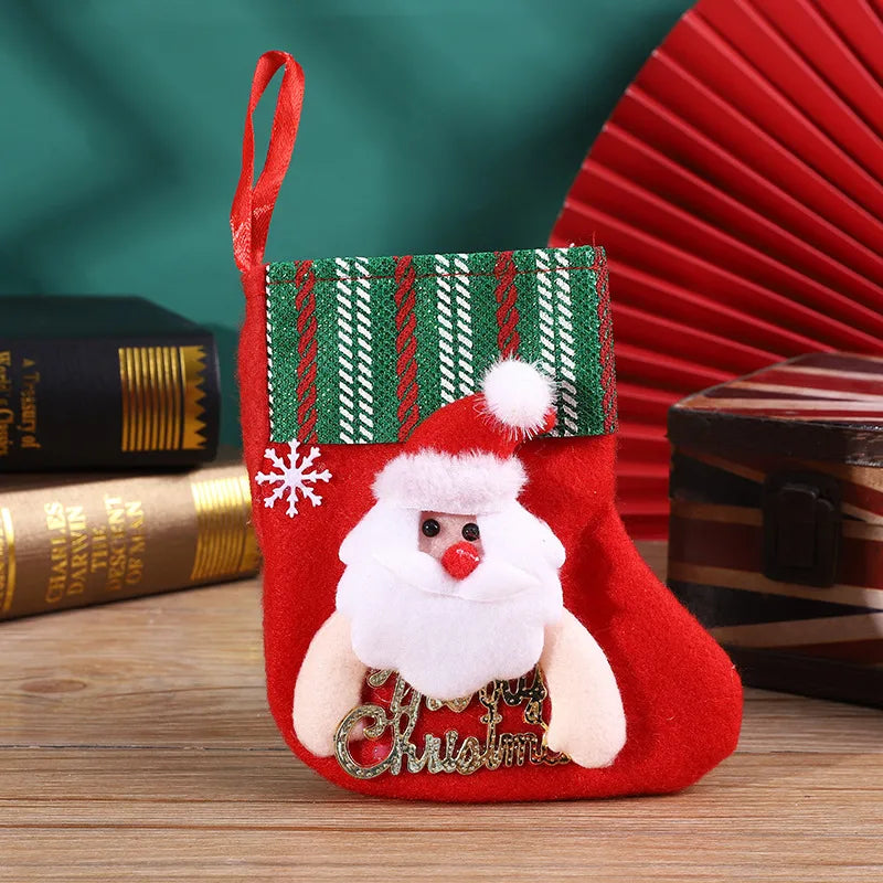 christmas cute santa claus snowman cloth party christmas socks