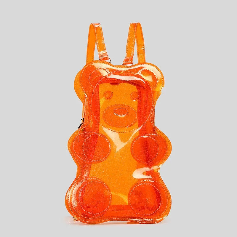 Cartoon Bear Casual Jelly Bag