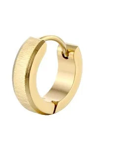 1 piece simple style solid color titanium steel plating earrings