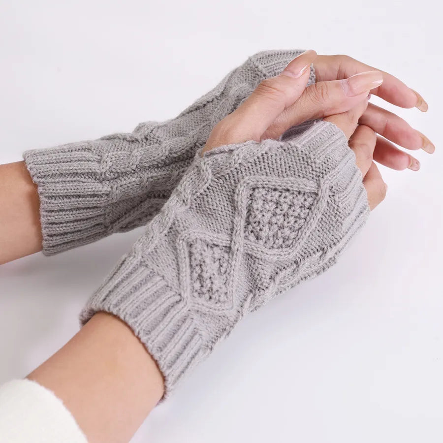 women's streetwear solid color gloves 1 pair
