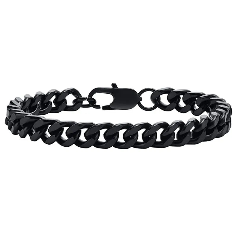 hot selling  fashion titanium steel chain bracelet stainless steel jewelry men's bracelet