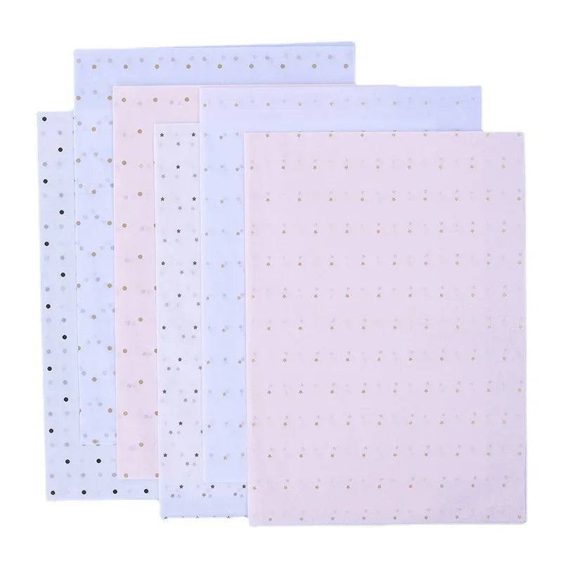 korean stars and dots wrapping sydney paper