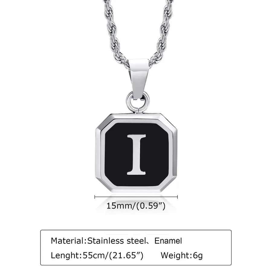 304 Stainless Steel Hip-Hop Enamel letter