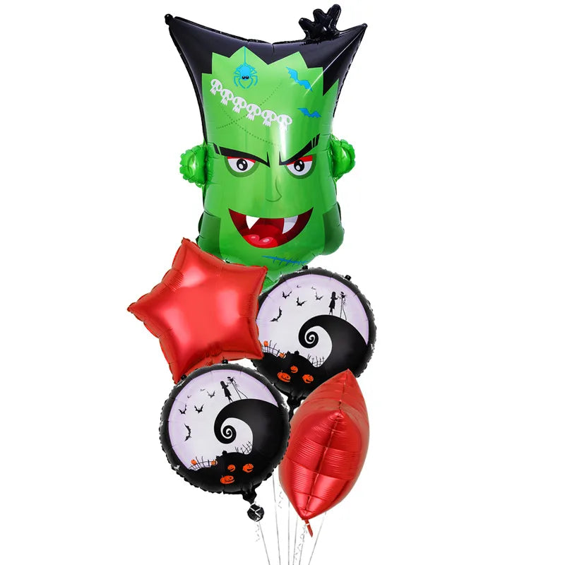 halloween geometric aluminum film party balloon