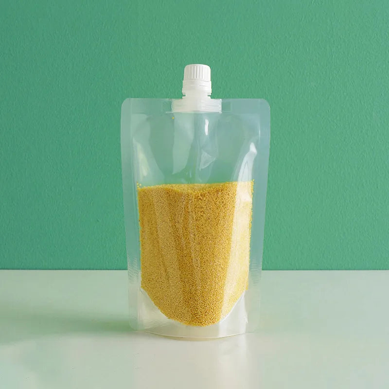 Simple Style Solid Color PET Envelope bag