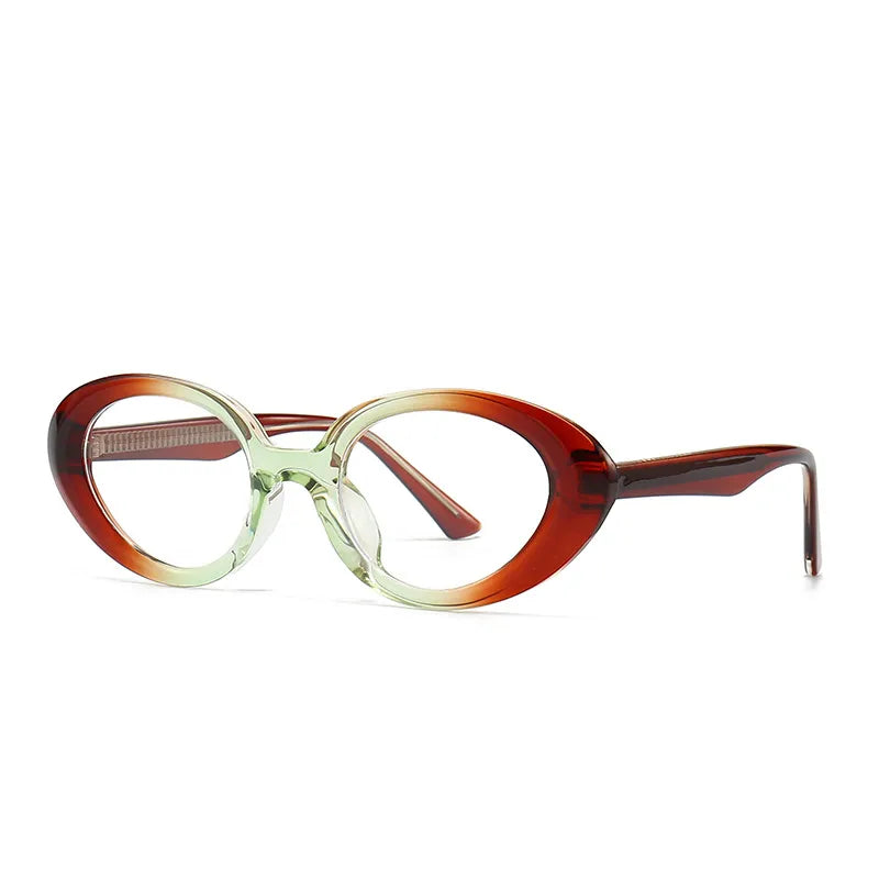 vacation color block ac oval frame full frame men's sunglasses