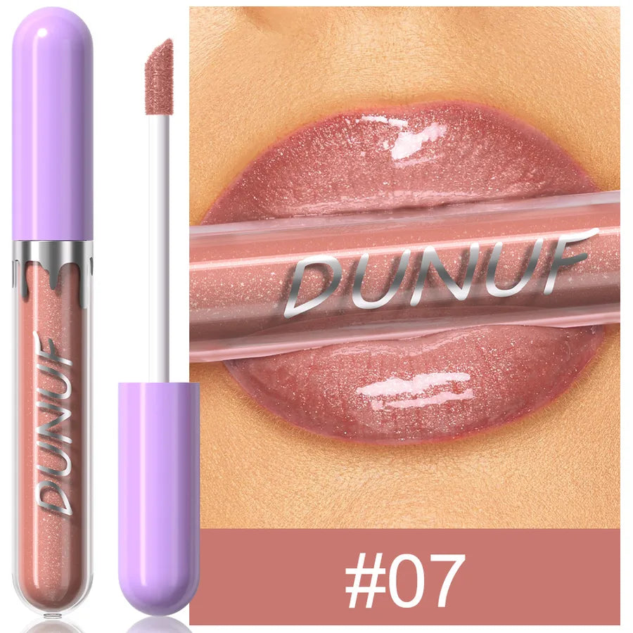 Casual Elegant Multicolor Liquid Lip Gloss