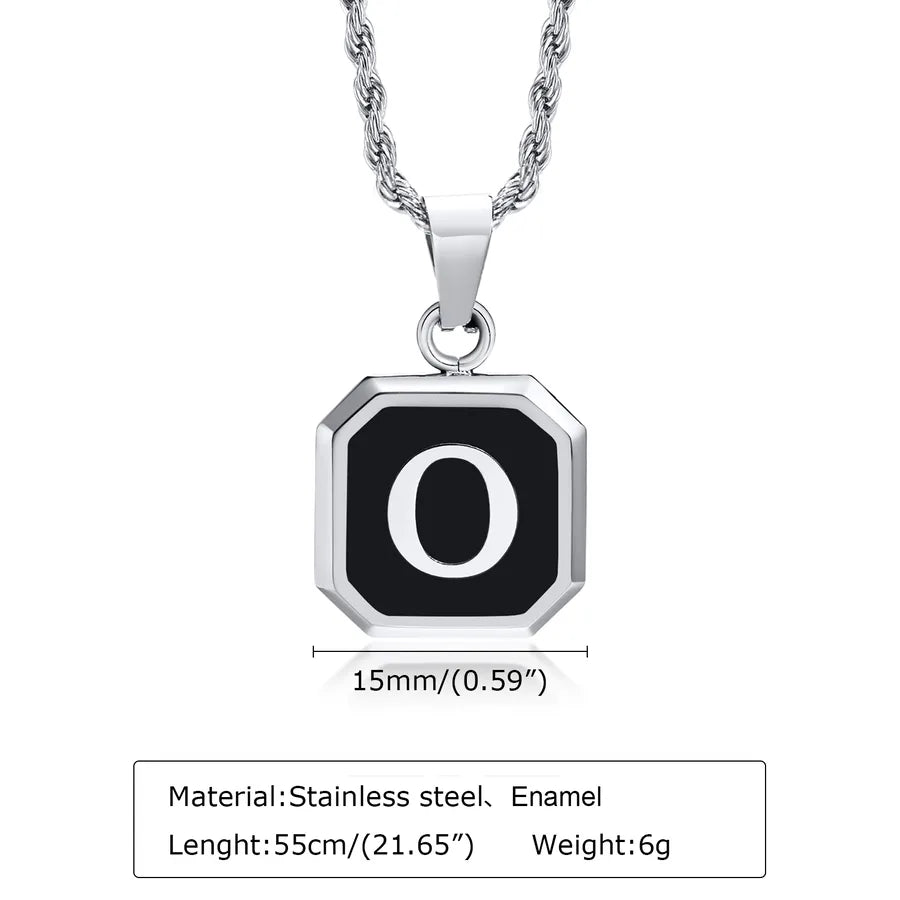 304 Stainless Steel Hip-Hop Enamel letter
