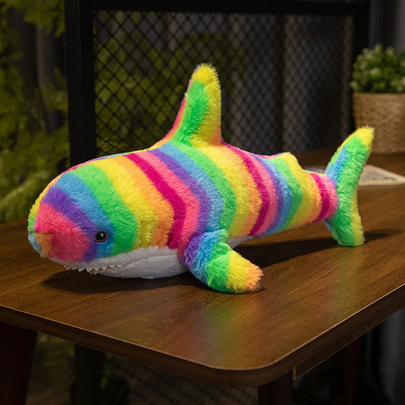 cute Ah Woo Shark pillow shark doll plush toy doll birthday gift female wholesale spot
