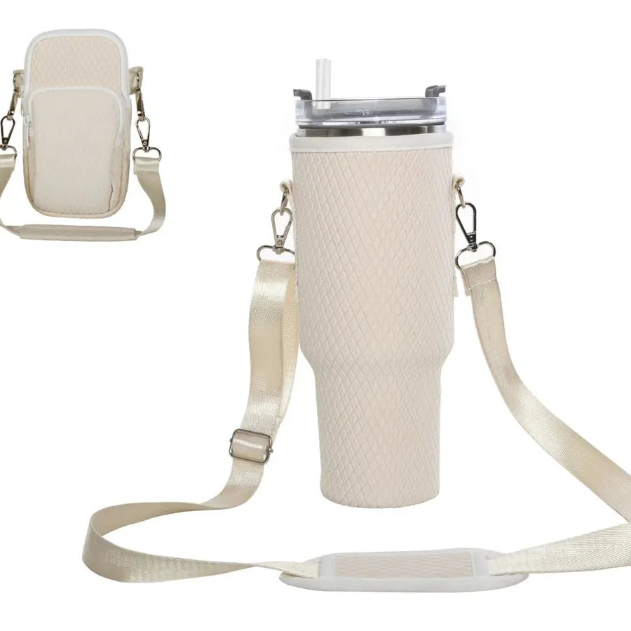 Casual Solid Color Cloth Cup Sleeves 1 Piece