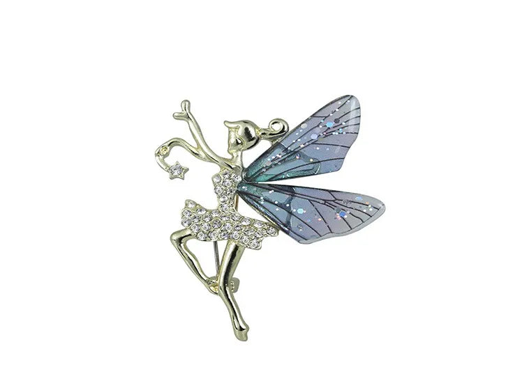 Green Chinese Style Brooch Pin Vintage High-End Tassel Creative Versatile Hanfu Cheongsam Embroidery Zinc Alloy Jewelry Accessory
