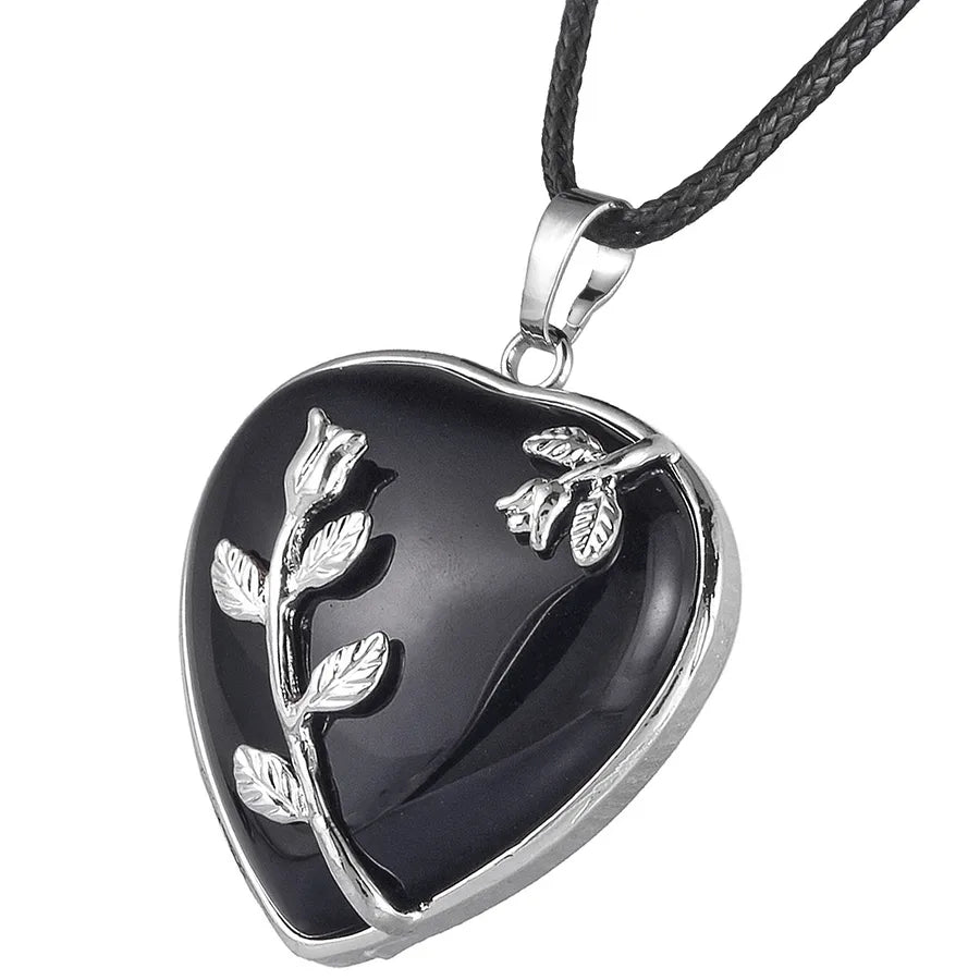 elegant streetwear heart shape crystal alloy wholesale charms