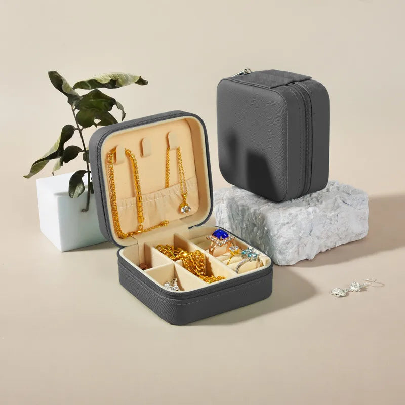1 Piece Flannel Elegant Simple Style Home Daily Solid Color Jewelry Boxes