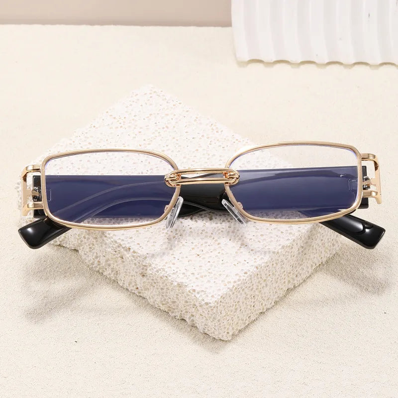 Casual Style Basic Solid Color Pc Square Full Frame Women's Sunglasses