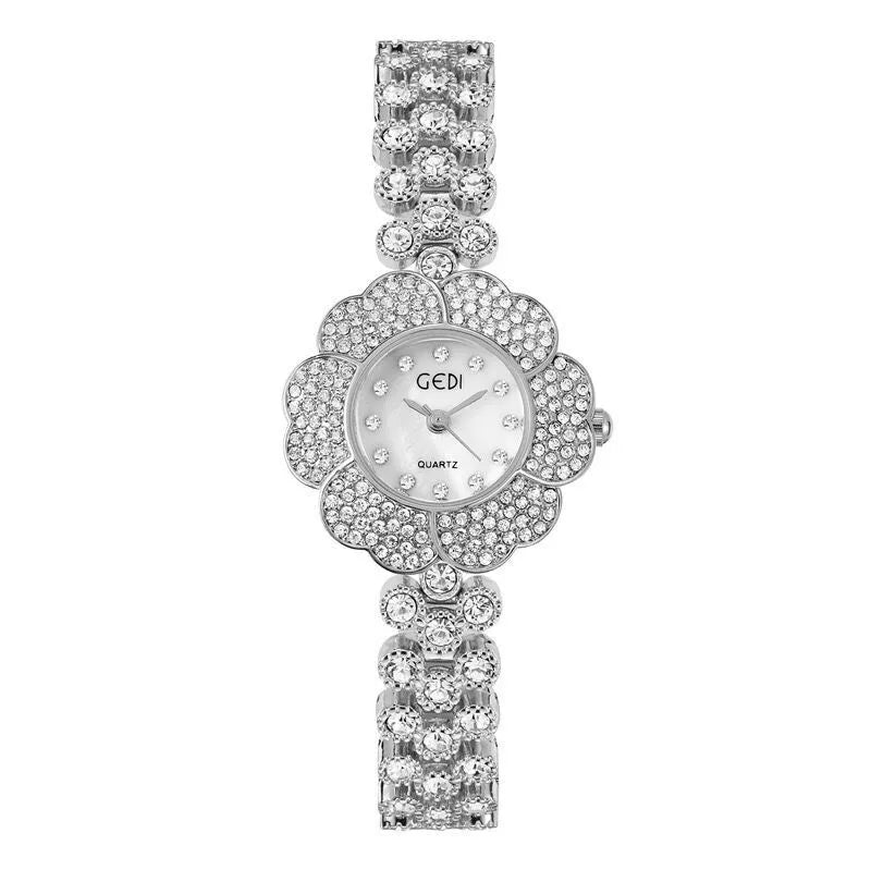 Casual Elegant Solid Color Jewelry Buckle Quartz Watch Women's Watches