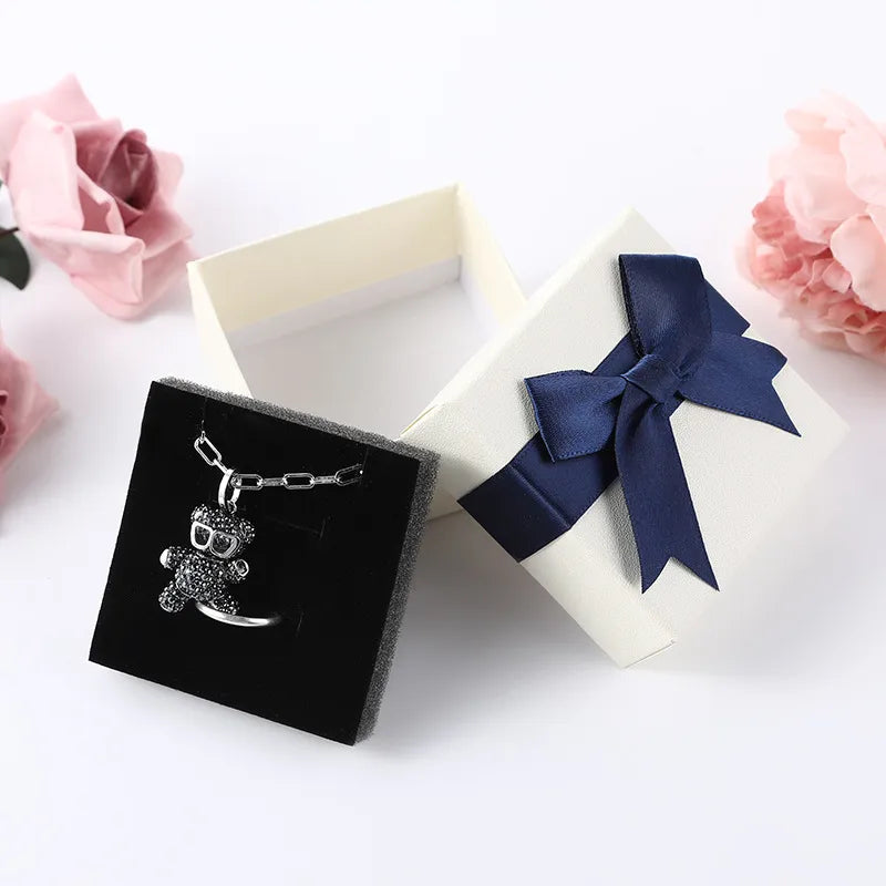 1 Piece Paper Modern Style Daily Bow Knot Jewelry Boxes