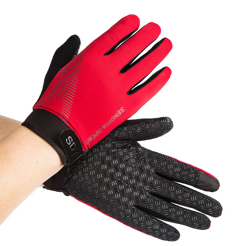 Summer Riding Gloves All Men and Women Thin Breathable Touch Screen Outdoor Sports Mountaineering Fitness Mountain Ice Silk Gloves