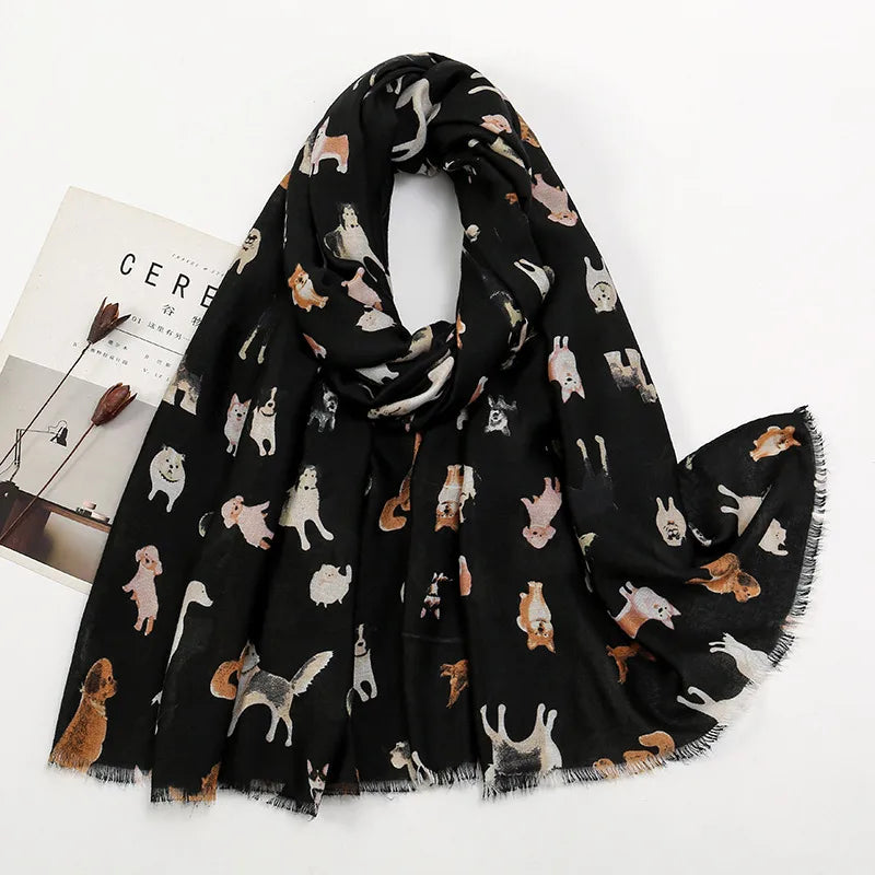 Women's Vacation Simple Style Animal Polyester Scarf