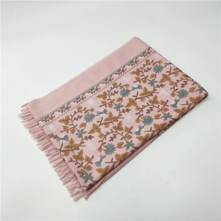 Women's Retro Ethnic Style Printing Imitation cashmere Scarf