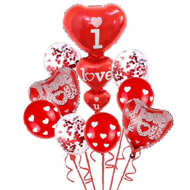 Valentine'S Day IG Style Letter Heart Shape Aluminum Film Party Festival Balloons