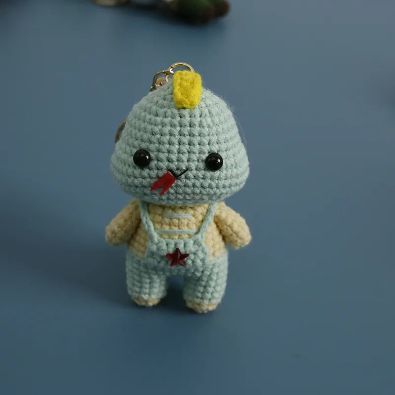 1 Piece Cute Animal yarn Unisex Bag Pendant Keychain