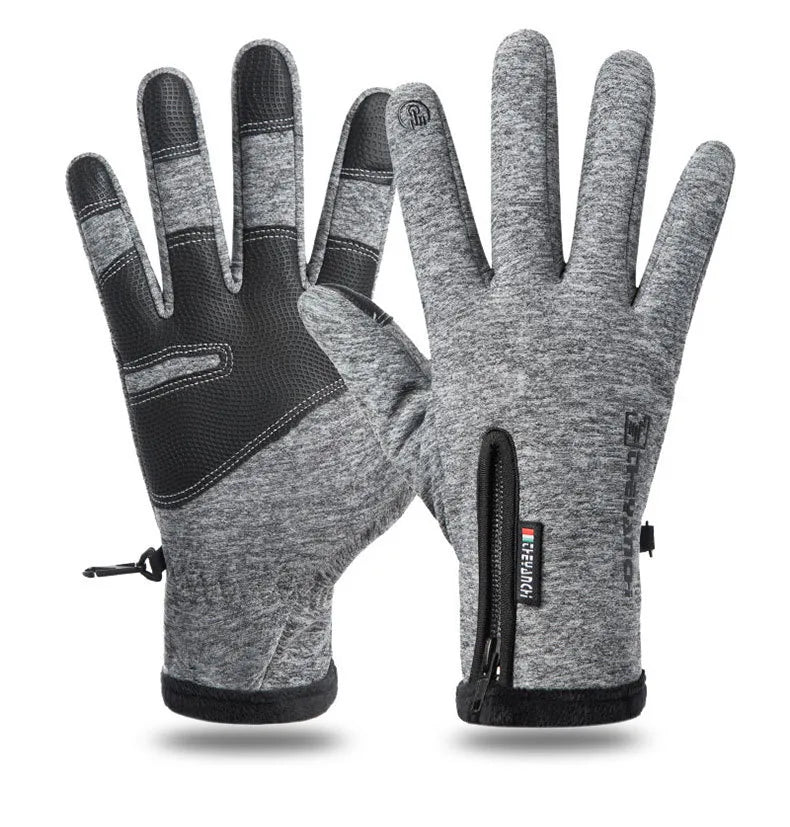 unisex simple style solid color knit gloves 1 pair