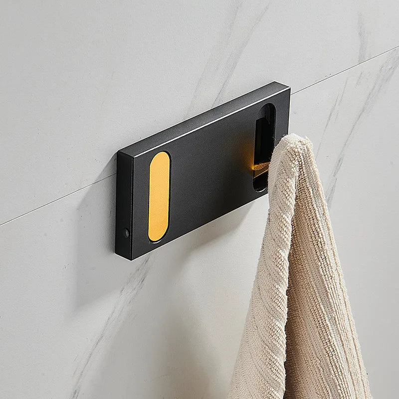 Invisible Hook Door Rear Fitting Room Entrance Coat Hook Wall Hanging Bathroom Clothes Hook Row Hook Punch-Free Folding