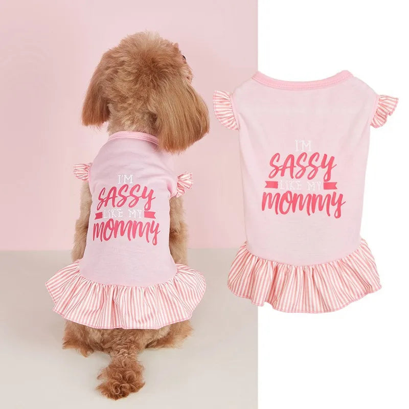 Simple Style Polyester Letter Pet Clothing
