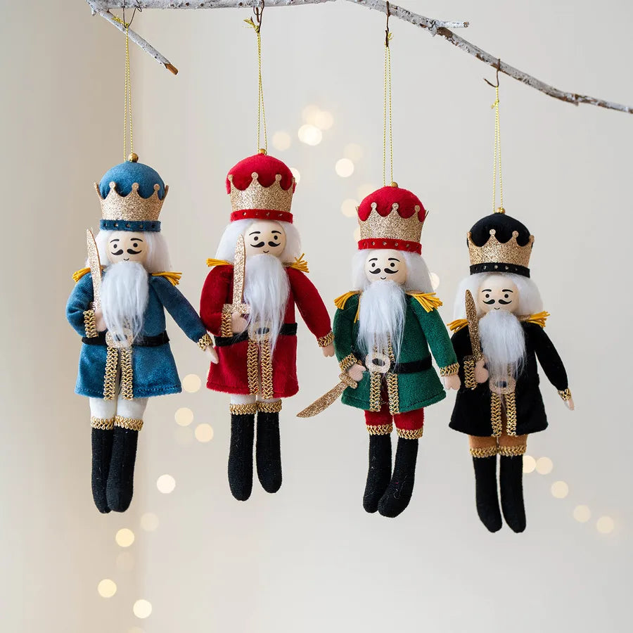 New Christmas Decorations Nutcracker Soldier Pendant Christmas Tree Decor Doll  Style Festive Accessories
