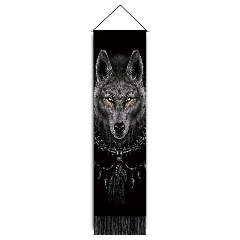 casual lion polyester tapestry artificial decorations